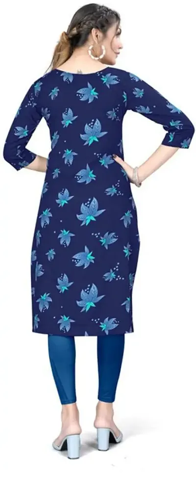 Stylish Printed Crepe Kurta For Women