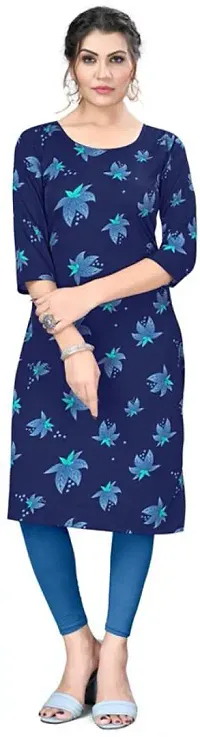 Stylish Printed Crepe Kurta For Women