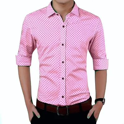 Men's Yellow Solid Cotton Blend Full Sleeve Casual Shirt
