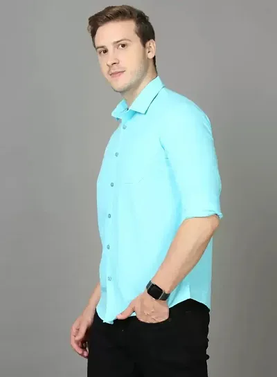 Multicoloured Cotton Solid Casual Shirts For Men