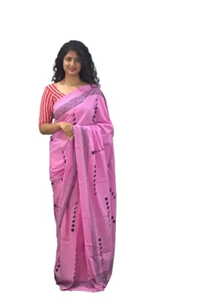 jaipuri, bagru hand block print pure cotton mulmul saree