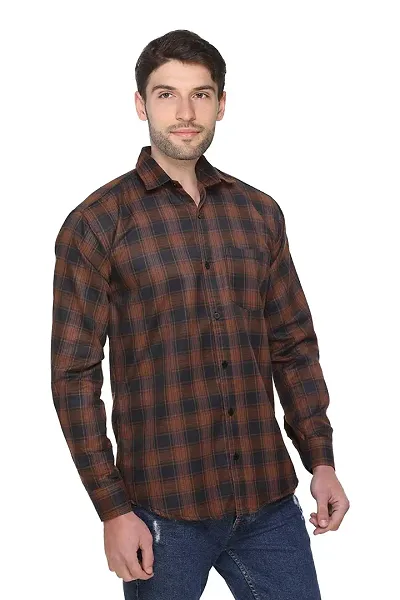 Pack Of 2 Multicoloured Cotton Checked Casual Shirt For Men