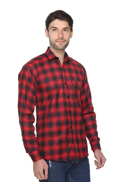 Pack Of 2 Multicoloured Cotton Checked Casual Shirt For Men