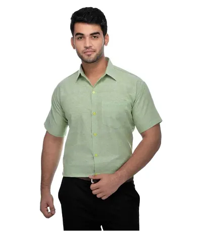 Men's Khadi 100 Percent Cotton Multi Solids Party wear Shirt
