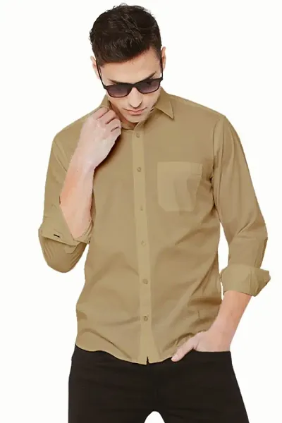 Mens Regular Formal Shirt With Long Sleeve