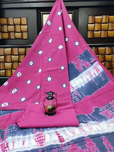 Jaipuri, bagru hand block print pure cotton mulmul sarees