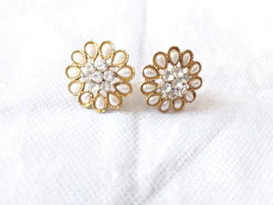 White Brass Studs