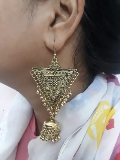 Trendy Designer Oxidised Earrings