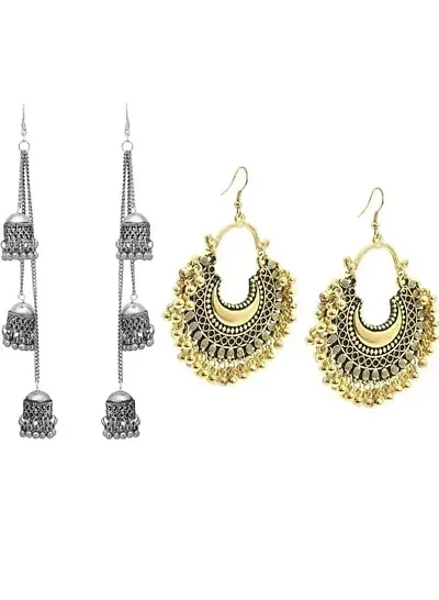 Trendy Designer Oxidised Earring