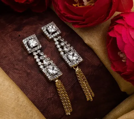 Beautiful Designer AD Alloy Earrings