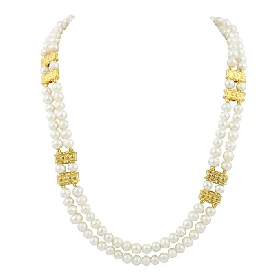 Ocean Round Freshwater Pearl 18 Inch Necklace