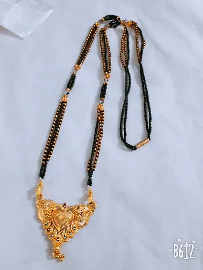 Golden Black Antique Mangalsutra