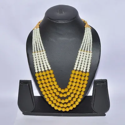 Multicoloured Alloy Partywear Necklaces for Women's Girl's