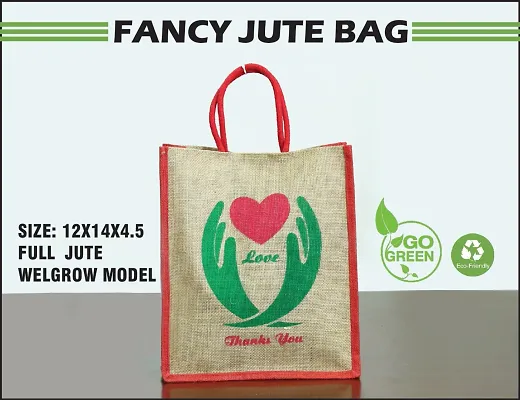 Stylish Jute Tote Bag