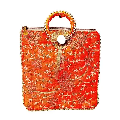Women Handmade Rajasthani Embroidery Handbag