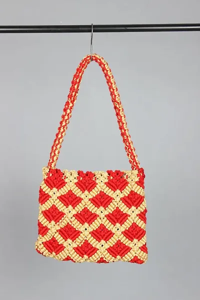 Stylish Multicoloured Fabric Solid Handbags For Women