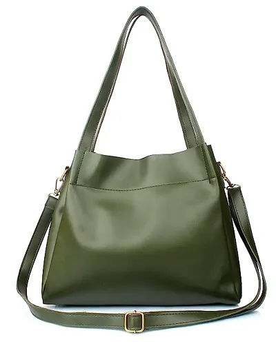 Stylish Green Nylon Handbags For Women