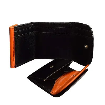 ABYS Black Genuine Leather Wallet||Coin Pouch for Women