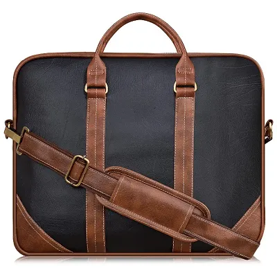 Women leather laptop bag