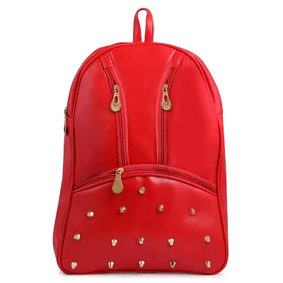 Ankita Fashion World Women's Shoulder Backpack bag (Red)