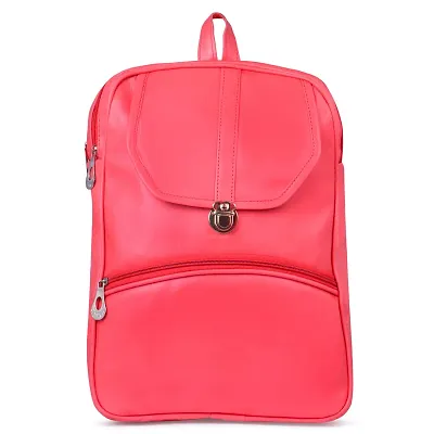 Ankita Fashion World women handbag, Backpack PU (Pink)